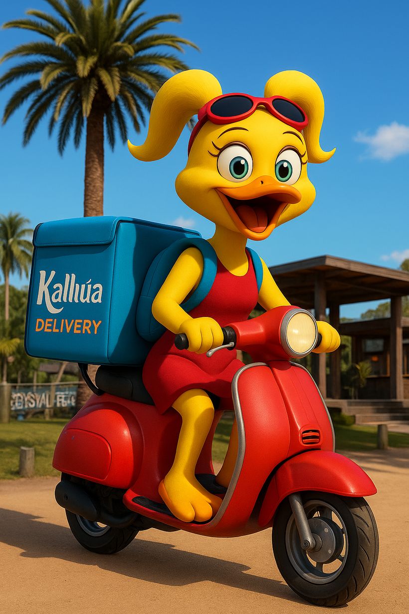 Sole repartiendo con Kalhüa Delivery